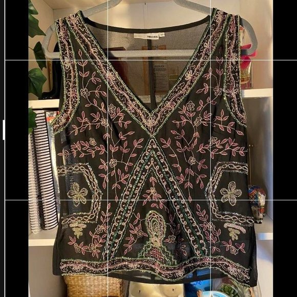 The most stunning embellished sheer vest - Picture 2 of 3